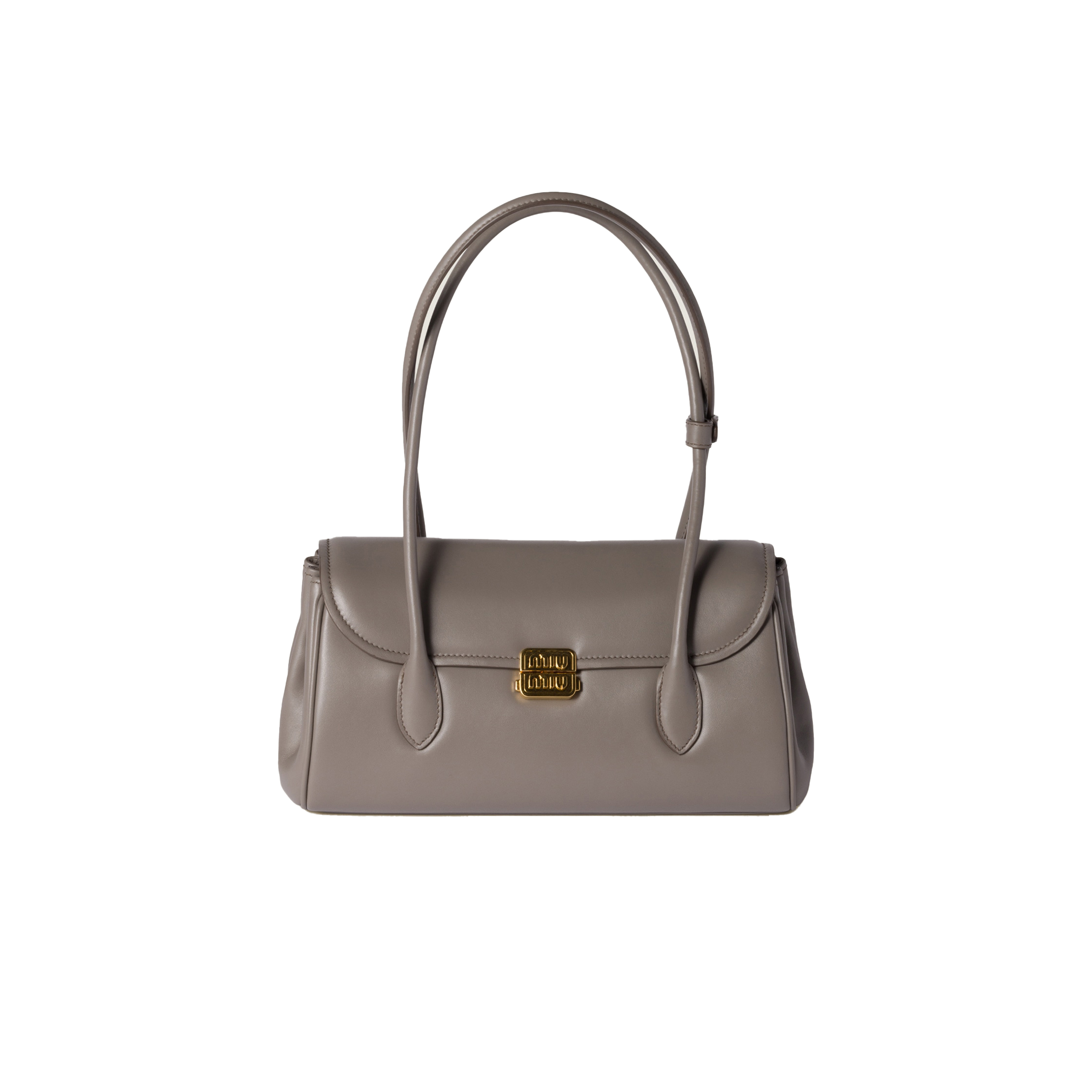 MIU MIU LEATHER SHOULDER BAG 5BD265 (28*16*8cm)